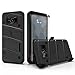 Zizo Galaxy S8 Active Case [Bolt Series] Free [S8 Active Screen Protector] Kickstand [12 ft. Military Grade Drop Tested] Holster Samsung