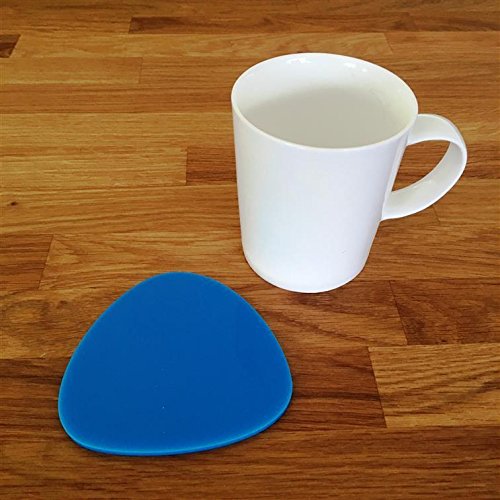 Super Cool Creations Coasters - Pebble Shaped - Bright Blue - 8 Set