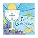 Blue First Communion Lunch Napkins - 16 Pack