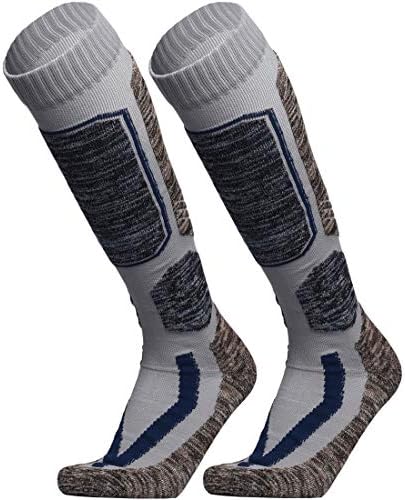 WEIERYA Ski Socks 2 Pairs Pack Performance Skiing Socks, Snowboard Socks