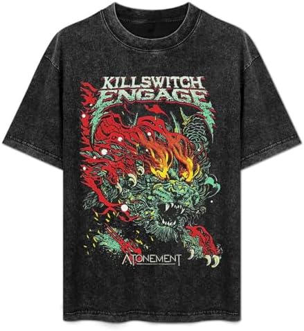 Amazon.com: Killswitch Engage Men's Skull Spraypaint T-Shirt Small