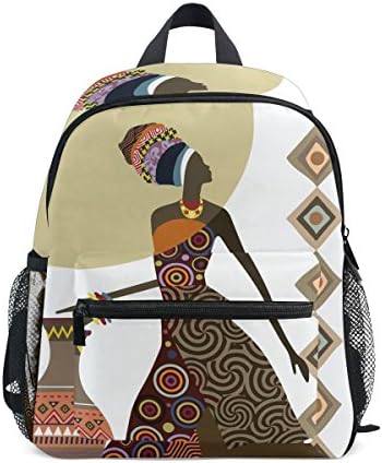 LIANCHENYI Fantastic African Women Ethnic Style Unisex Outdoor Daypacks Bags 2th 3th 4th Grade School Backpack for Kids Boys Girls