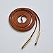 AKOAK 1Pcs Simple Fashion Punk Brown Chenille Choker Long Velvet Rope Gold Plated Tube Necklace for Women Girls