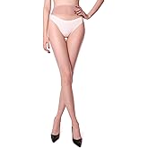 GOCBOBO Sheer Seamless Pantyhose for Women 5 Denier 360° Seamless Crotch Tights Women's Control Top Stockings