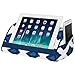 LapGear Designer Microbead Tablet Pillow Stand with Phone Pocket - Navy Ikat - Fits Most Tablet Devices - Style No. 35523