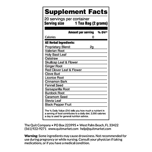 Quit Tea Herbal Stop Smoking Tea Pricepulse