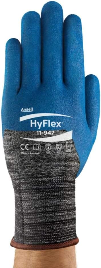 11947080-8 - HyFlex 11-947 Cut, Abrasion, and Oil Resistant Gloves, Ansell - Case of 144