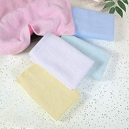 Yoofoss Washcloths Bamboo Face Towel Hand Cloth Set 10-Pack for Bathroom-Hotel-Spa-Kitchen Multi-Purpose, Ultra Soft, Absorbent, 12" x 12" - Thumbnail 6