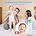 Baby Thermometer for Fever, EIVOTOR Ear and Forehead Infrared Magnetic Thermometer for Baby Kids Adults, Medical Digital Thermometer, 1s Measurement Professional Certification FDA