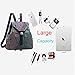 Nevenka Geometric Lingge Luminous Women Backpack Flash Colorful Travel Gym Drawstring Bags Rucksack (Colorful-Luminous, Large geometric square)
