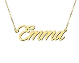 Aoloshow Emma Pendant Name Necklace Stainless Steel