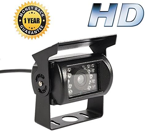 Backup Camera \Reversing camera 135°Wide angle HD Rear View Reverse Backup Parking Camera , Waterproof Camera， with 18 LED Night Vision,Parking Assistance System for Cars Bus Trucks (Camera-A)