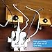 MintCreek Bed Shelf 2.0 | Easy Device Charging | College Dorm, Bedside Storage, Bunk Beds | Removable Sides | 10 Power Cord Slots | Bedside Organizer (USB Bonus=$30 Value)