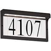 Seagull 96091S-12 Traditional LED Address Light from LED Address Light Collection in Black Finish