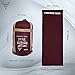 Forbidden Road Portable Single Sleep Bag 15 ℃ / 60 ℉ - Compression Bag Included (Wine Red, 15 ℃ / 60 ℉)