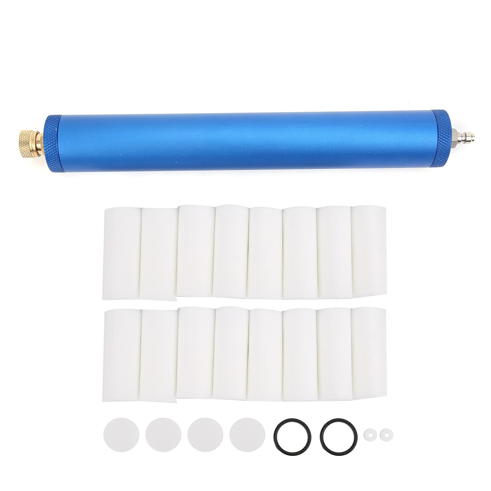 PCP Air Filter, PCP Air Filter Pump 30MPa Oil Water Separator High Pressure with 20 Filter Elements Auto Maintenance Repair