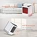 Space Heater Portable Heater Personal Heater Fan Electric Small Ceramic Heater for Office Bedroom Desk Home in Door Use,with Overheat Protection & Tip-Over Protection,7 colors light
