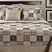 Greenland Home - GL-1304EMSK 3-Piece Oxford Quilt Set, King, Multicolor