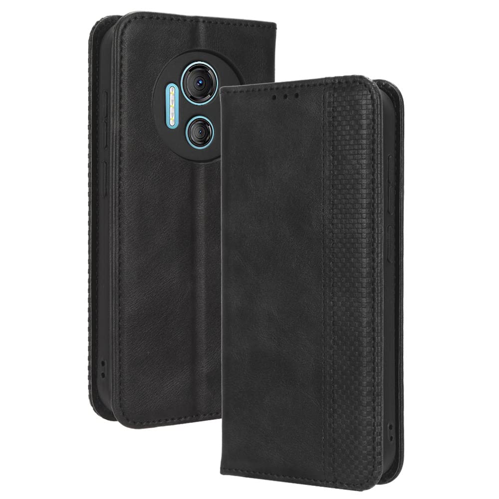 Doogee X97 / X97 Pro Case [Wallet Case] [Kickstand] [Card Slots] [Magnetic Flip Cover] Compatible with Doogee X97 / X97 Pro Smartphone(Black)