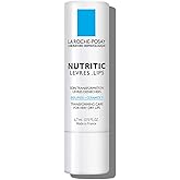 La Roche-Posay Nutritic Lip Balm for Very Dry Lips, Soothes and Repairs Chapped Lips with Shea Butter and Ceramides, 0.15 Fl Oz (Pack of 1)
