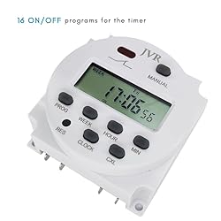12V Timer Switch - Programmable, DC/AC/Solar