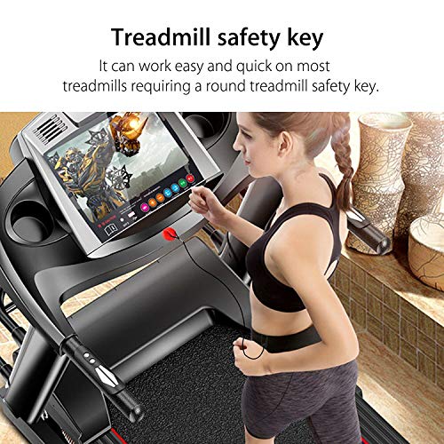 Treadmill Universal Magnet Safety Key for All NordicTrack, Proform, Image, Weslo, Reebok, Epic, Golds Gym, Freemotion, and Healthrider Treadmills - Thumbnail 6