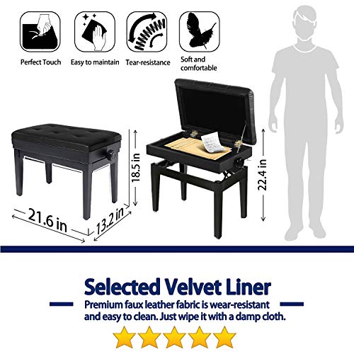 1 Adjustable+Wooden+Storage+Adjustable+Leather