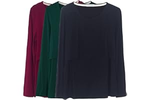 Smallshow Women's Maternity Nursing Top Long Sleeve Breastfeeding Shirt Clothes