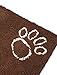 BIRDROCK Home Chenille Dog Doormat - Absorbent Surface to Keep Floors Clean, Non-Skid Bottom for Safety, Ultra-Soft & Durable, Ideal for Pets, Protects Floors from Dirt - 35 x 25, Brown