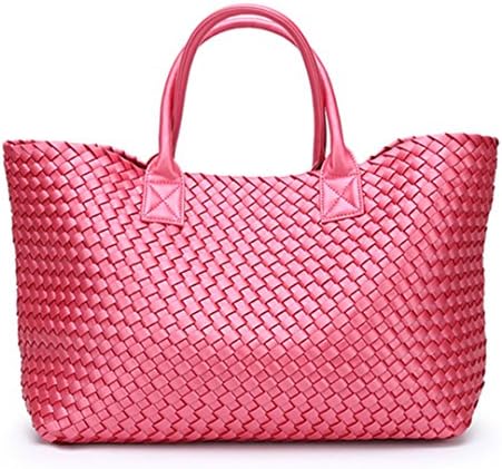 New Winter Trendy Hand Shoulder Large Capacity Woven Handbag Bag