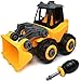 WisToyz Take Apart Toys, Toy Vehicles, Toy Bulldozer Toddlers Toys, Constructions Vehicles Set with Screwdriver, Ideal Educational Toy for Boys & Girls Aged 3, 4, 5, 6
