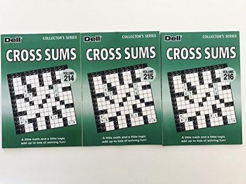 Issues 214, 215 and 216 CROSS SUMS from Dell Collectors Series