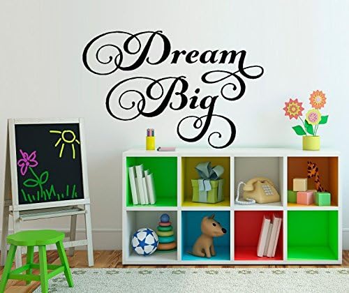Dream Big: Children Wall or Window Decal (Large 20"x 30")