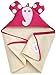 3 Sprouts Hooded Towel, Elephant