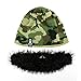 Beard Head Bushy Duke Beard Beanie - Camouflage Hat and Fake Beard Facemask