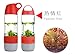 Creative 2 in 1 Wireless Portable Built-in 500mAh Rechargeable Stereo Bluetooth Speaker + Waterproof Outdoor Sports Water Bottle for iPad, iPhone, Android Devices and Smartphones (red)