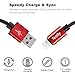 Lightning Cable 6ft, Tenfly Premium 2M 6ft High Speed Lightning Charging Cord Strong Material Braided Tangle-Free Charge & Sync USB Data Cables for Apple iPhone / iPad (iOS)