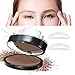 Eyebrow Powder Stamp, LuckyFine - Seal Eyebrow Waterproof for Eyebrows Beginners Busy People Eyebrows Brow Stamp Makeup Fashion Unique Brow Powder Gray Brown Coffee Brown