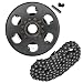 Go-Karts Parts & Accessories Predator 212cc 6.5HP Centrifugal Clutch 3/4" Bore 12 Tooth #35 Chain screw sets