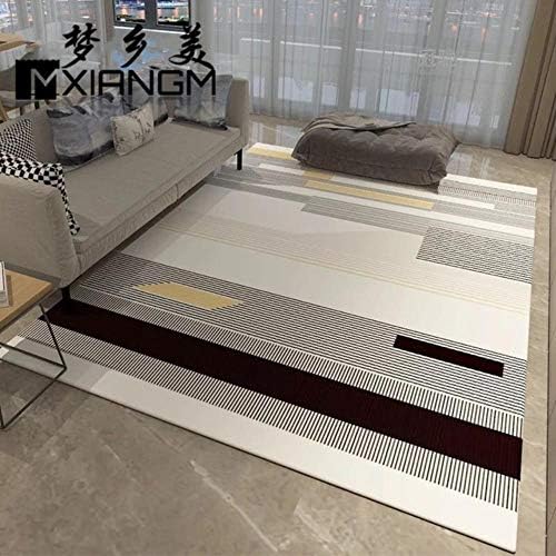 KKRIIS European Style Geometric Carpet Big Size Home Mat Modern Living Room Carpet 6mm Thicken Parlor Rugs Art Deco Tapis,A4,140x200cm