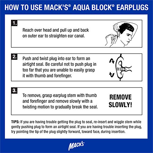 Mack's ProRinse Ear Wax Removal System 0.5 FL OZ Ear Drops, Ear Plugs