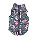 Howstar Pet Camouflage Cold Weather Coat, Small Dog Puppy Winter Padded Outfit Warm Garment (XXS, Black)