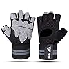 WESTWOOD FOX WFX Gewichtheffen Handschoenen voor Mannen Vrouwen Gym handschoenen met Pols Wrap Ondersteuning voor…