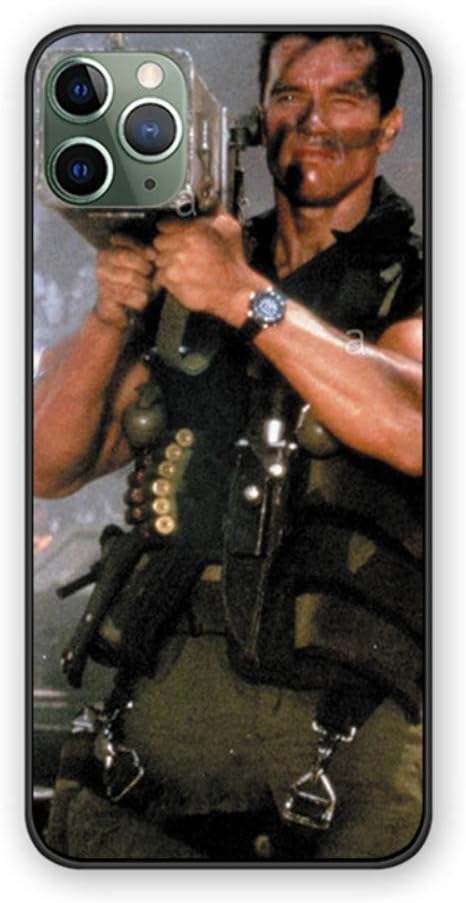 VANGOAL Creative Case for iPhone 11 Pro Max, Arnold Schwarzenegger with Rocket Launcher Style Case, Soft TPU Anti-Drop…