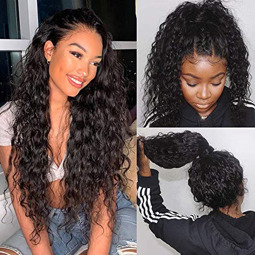 Glueless-Water-Wave-lace-Front-Wigs-with-Baby-Hair-Pre-Plucked-100-Unprocessed-Brazilian-Water-Wave-Lace-Front-Wigs-Human-Hair-150-Density-Full-End-Curly-Lace-Wigs-Natural-Color-for-Black-Women