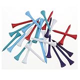 Crestgolf Wood Golf Tees 2-1/8 inch Pack of 100