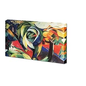 The Mandrill by Franz Marc Giclee Canvas Prints Wrapped Gallery Wall Art | Stretched and Framed Ready to Hang - 16" x 24"