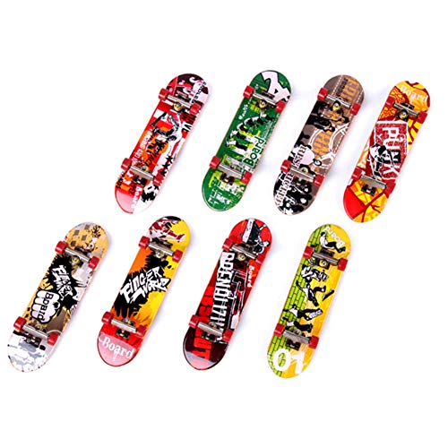 Wenasi Skate Park Kit, Ramp Parts for Finger Skateboard Ultimate Parks Training Props Novelty Finger Skateboard Toys