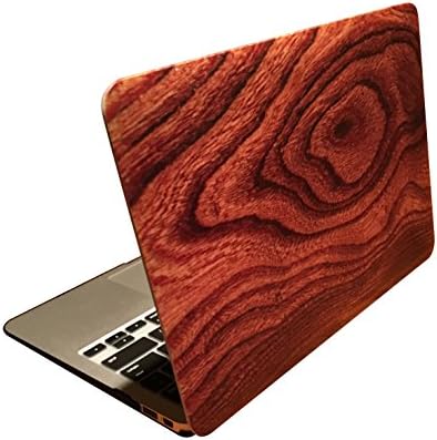 MacBook Air 11 inch Case, Wooden Pattern Rubber Coated Hard Case Cover for Laptop 11.6 inch Shell Model A1465/A1370