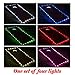 TongYu Set of 2 Cornhole Board Edge Night Lights,Light Up LED Lighting Cornhole Boards Kit, Long Lasting (72+ Hours) Great for Tailgates Backyard/Lawn Wedding BBQ & More!